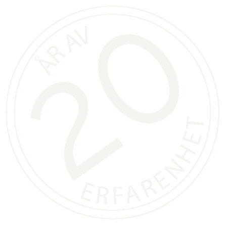 20 års erfarenhet